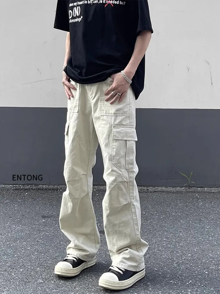 Spring Summer New Style American High Street Work Pants Men's Folded Multi-Pocket Straight CleanFit Trousers Casual Jeans
Spring Summer New Style American High Street Work Pants Men's Folded Multi-Pocket Straight CleanFit Trousers Casual Jeans