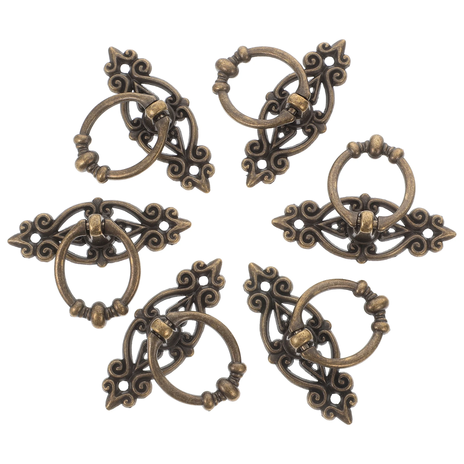 6pcs Vintage Drawer Pulls Zinc Alloy Hardware for Cabinets Nightst s Furniture Retro Dresser Knobs Easy Installation
6pcs Vintage Drawer Pulls Zinc Alloy Hardware for Cabinets Nightst s Furniture Retro Dresser Knobs Easy Installation