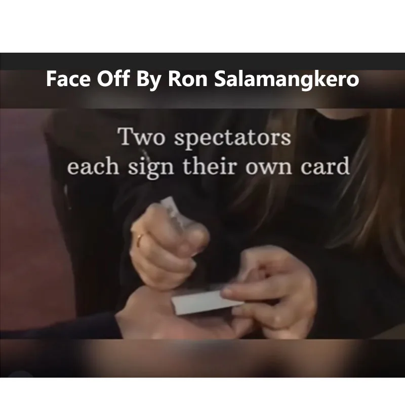 Face Off By Ron Salamangkero Magic Trick Gimmicks Beginner Magician Card Decks Close Up Performer Beginner Magic Props
Face Off By Ron Salamangkero Magic Trick Gimmicks Beginner Magician Card Decks Close Up Performer Beginner Magic Props