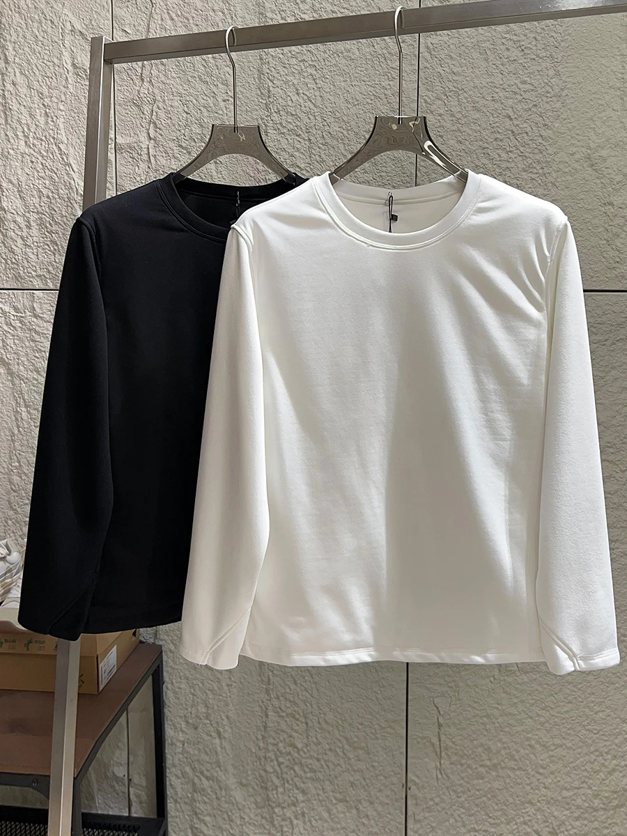 Men's Long Sleeve down Filling Base Shirt round Neck Couple Style Warm Pure Color Casual Wear Breathable Cotton Polyester Blend
Men's Long Sleeve down Filling Base Shirt round Neck Couple Style Warm Pure Color Casual Wear Breathable Cotton Polyester Blend