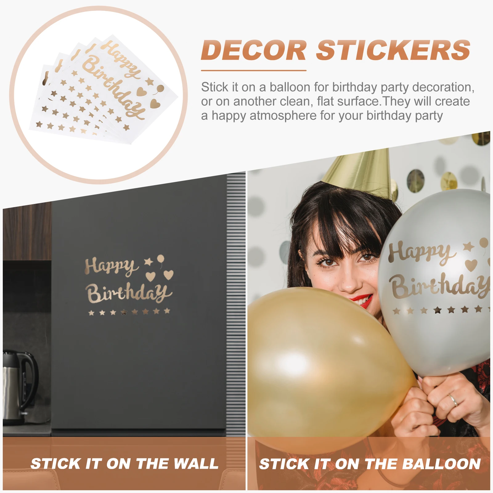 5pcs Birthday Balloon Decorative Party Props Balloon Decals Wall Stickers Removable Decoration Stickers For Party Garden 
5pcs Birthday Balloon Decorative Party Props Balloon Decals Wall Stickers Removable Decoration Stickers For Party Garden