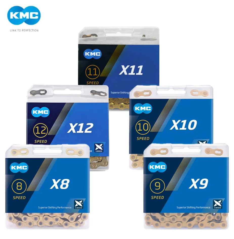 KMC X8/X9/X10/X11/X12 8-12Speed Universal Bicycle Chain Derailleur Chain Rust-resistant Lightweight And Durable
KMC X8/X9/X10/X11/X12 8-12Speed Universal Bicycle Chain Derailleur Chain Rust-resistant Lightweight And Durable