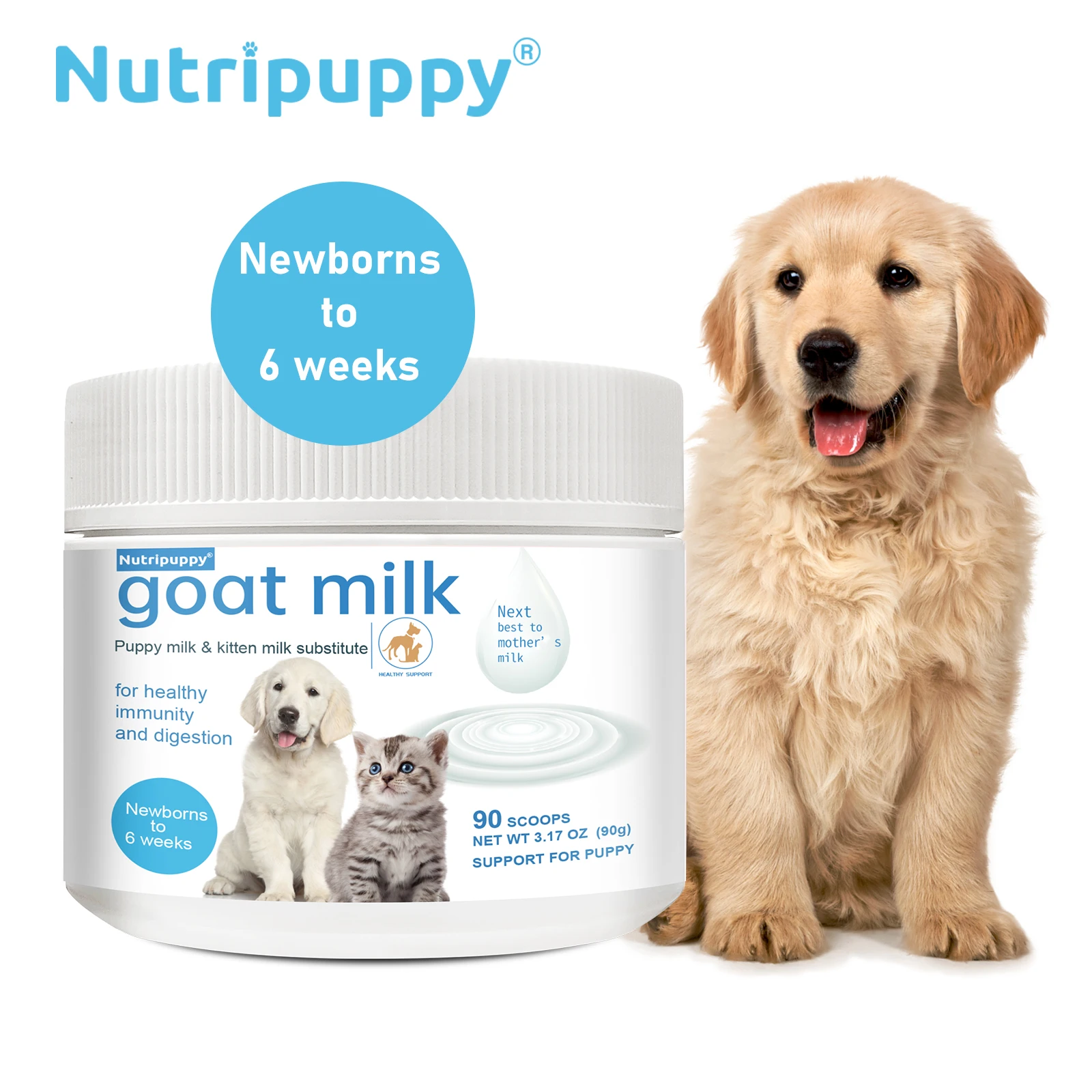 High Calcium Probiotic Formula Pet Goat Milk Powder, Supports Digestion&Enhancing Immunityfor Pets with Sensitive Intestines
High Calcium Probiotic Formula Pet Goat Milk Powder, Supports Digestion&Enhancing Immunityfor Pets with Sensitive Intestines