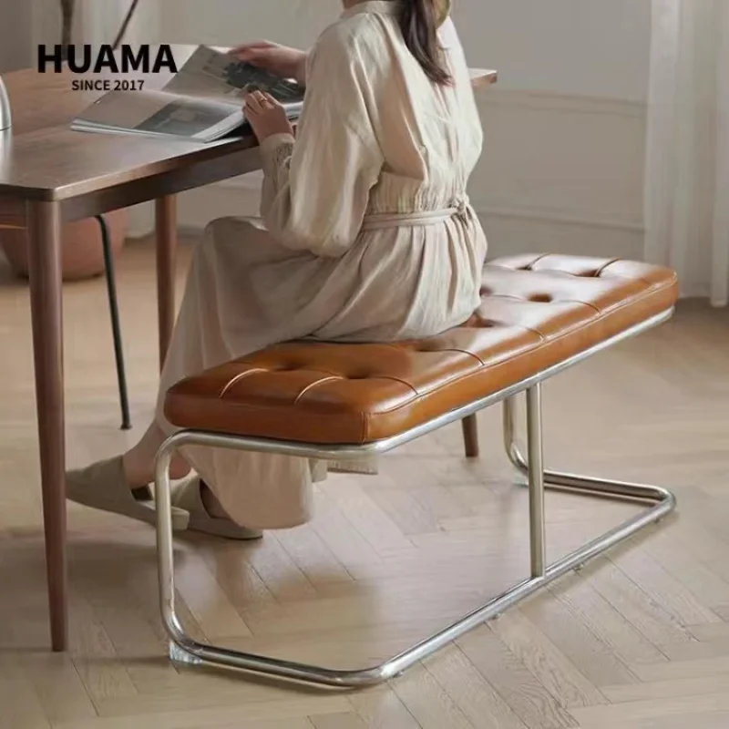 Long Bench, Stainless Steel Household Sofa Bed, Tail Bench, Dining Chair, Shoe Changing Stool, Minimalist Dining Table Bench
Long Bench, Stainless Steel Household Sofa Bed, Tail Bench, Dining Chair, Shoe Changing Stool, Minimalist Dining Table Bench
