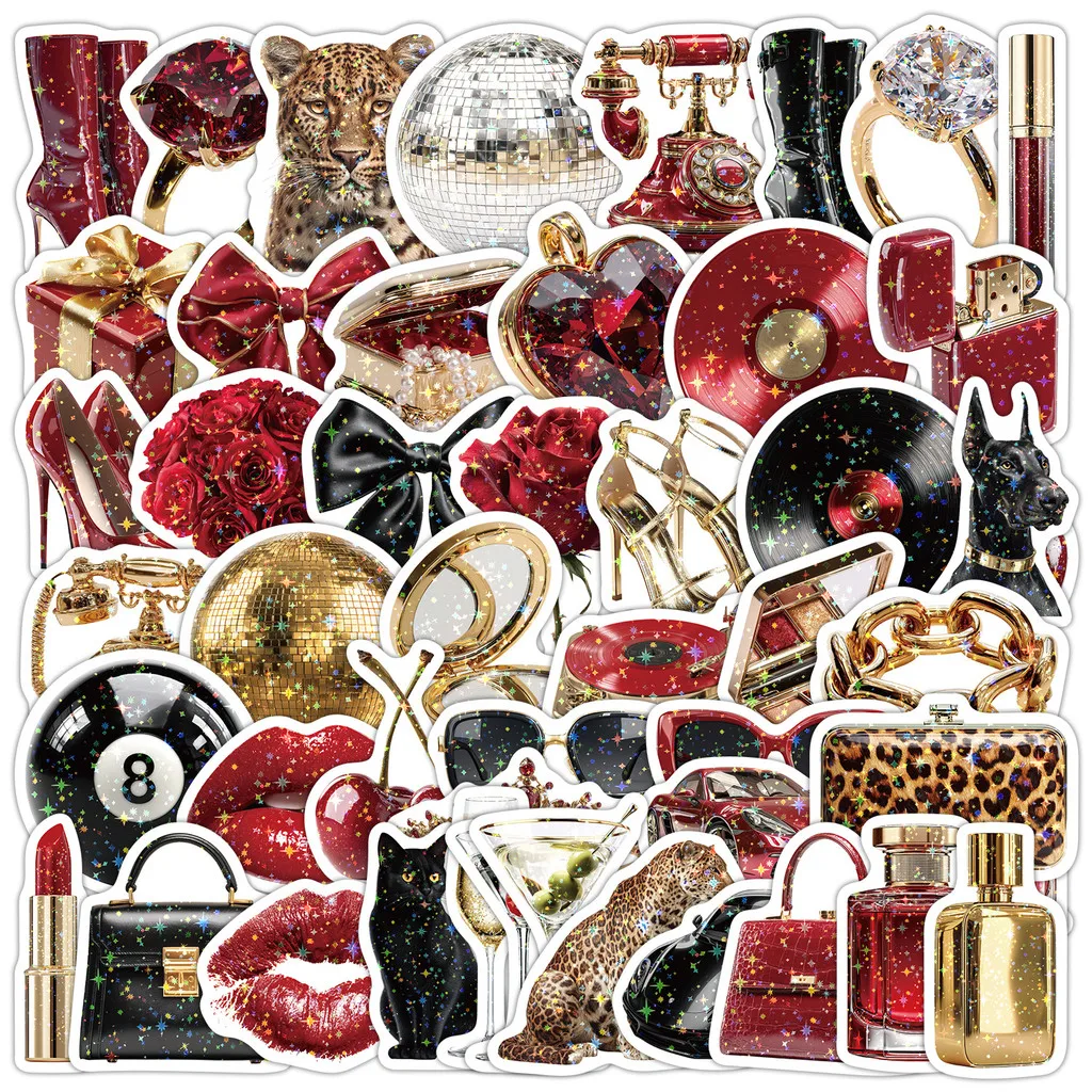 50Pcs Star Holographic Red Gold Graffiti Stickers Waterproof Luxury Decals For Water Bottle Laptop DIY Decor Papery Pop Store
50Pcs Star Holographic Red Gold Graffiti Stickers Waterproof Luxury Decals For Water Bottle Laptop DIY Decor Papery Pop Store