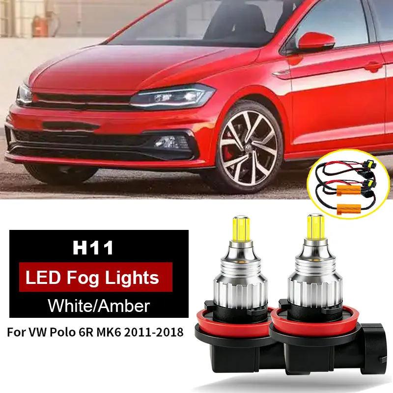 2PCS H11 LED Bulbs CANbus For VW Polo 6R MK6 2011 2012 2013 2014-2018 Led Headlight H8 H11 H16(JP) Turbo Auto Fog Lamp 6000K
2PCS H11 LED Bulbs CANbus For VW Polo 6R MK6 2011 2012 2013 2014-2018 Led Headlight H8 H11 H16(JP) Turbo Auto Fog Lamp 6000K