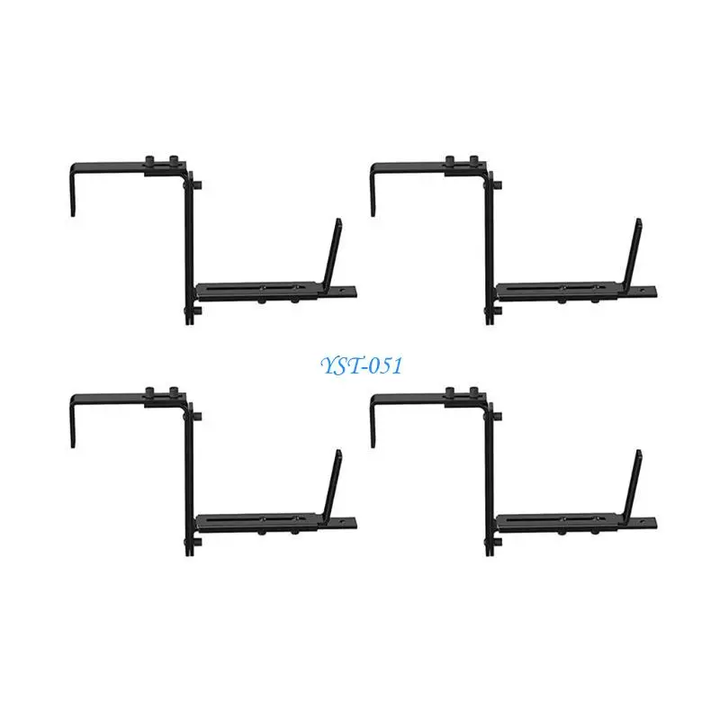 E15A 4/6pcs Adjustable Wall Mount Flower Box Brackets Heavy Duty Iron Plant Holders
E15A 4/6pcs Adjustable Wall Mount Flower Box Brackets Heavy Duty Iron Plant Holders