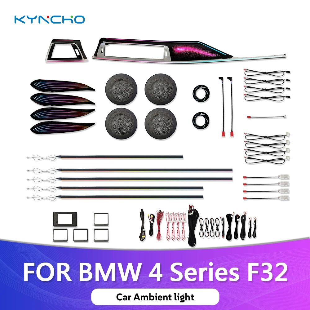 For BMW 4 Series F32 LED Car Ambient Light Symphony Smart Ambient Light Automotive Ambient Lighting with Colorful Features
For BMW 4 Series F32 LED Car Ambient Light Symphony Smart Ambient Light Automotive Ambient Lighting with Colorful Features