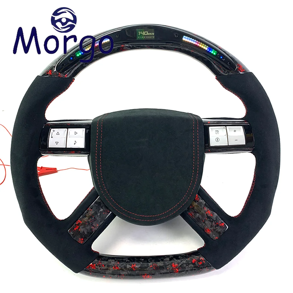 Interior Accessories Customized LED Forged Carbon Fiber Car Steering Wheel suit for Chrysler 300 300c 300 srt SRT-8 Racing style
Interior Accessories Customized LED Forged Carbon Fiber Car Steering Wheel suit for Chrysler 300 300c 300 srt SRT-8 Racing style