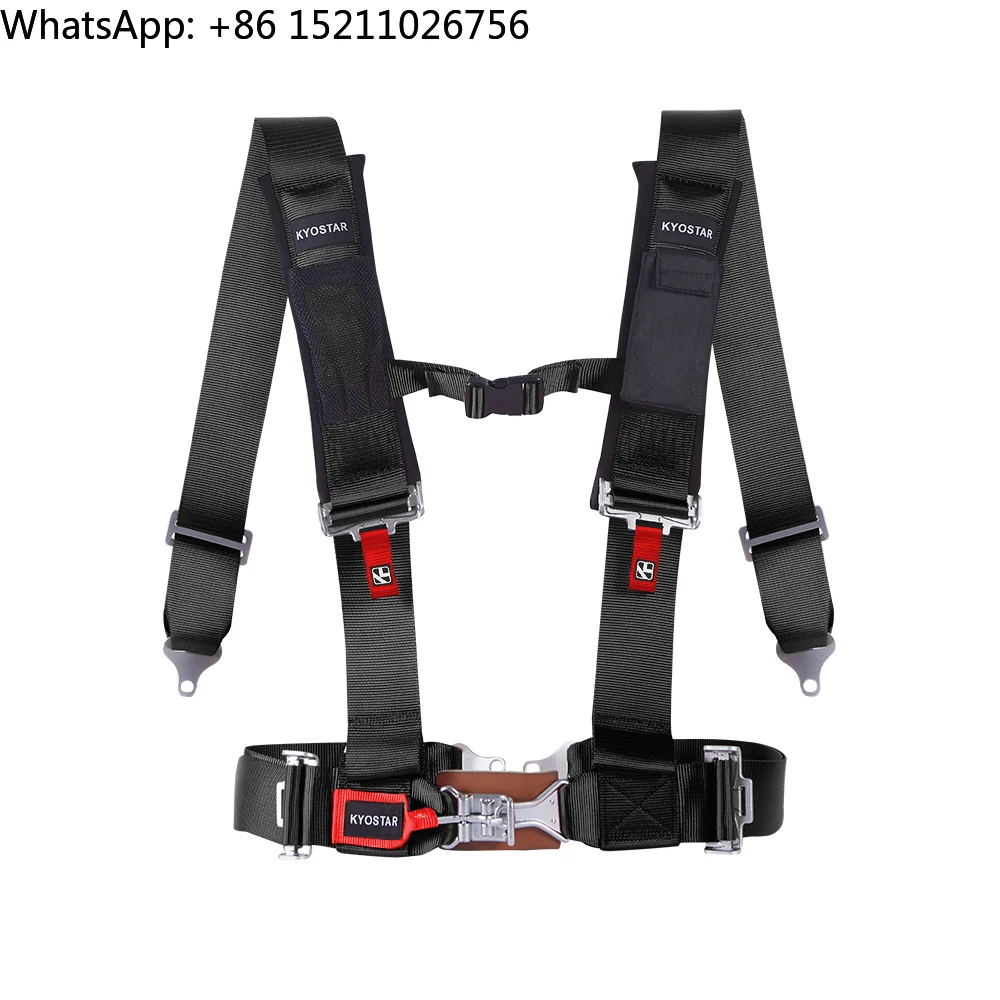 KYOSTAR 3'' 4 Points Latch and Link Safety Harness Auto Sport Racing Rare Car Adjustable Seat Belt With 3'' Shoulder Padding
KYOSTAR 3'' 4 Points Latch and Link Safety Harness Auto Sport Racing Rare Car Adjustable Seat Belt With 3'' Shoulder Padding