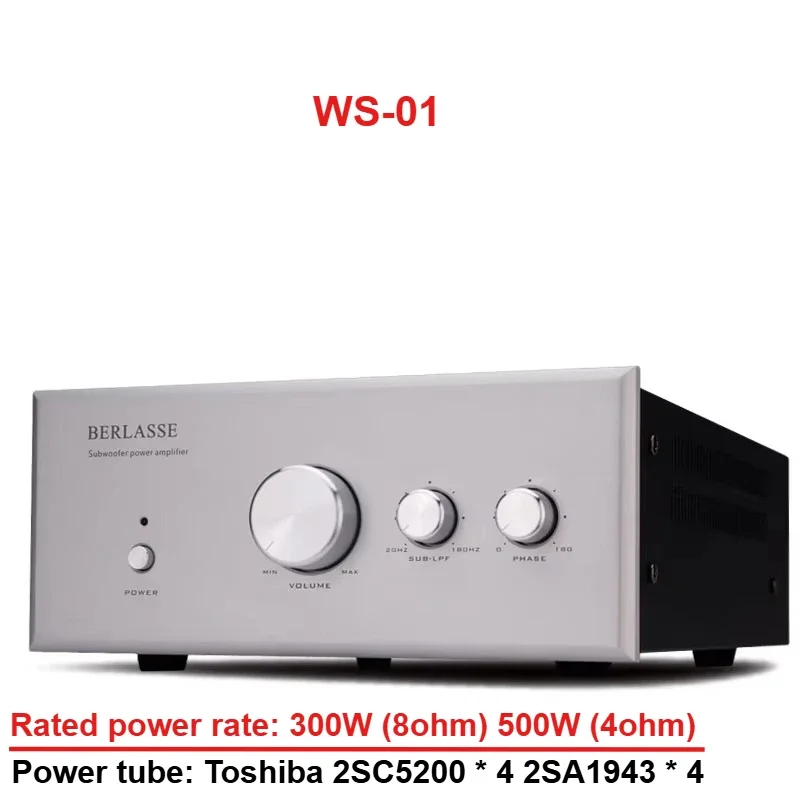 BERLASSE WS-01 HIFI мощный пассивный усилитель сабвуфера для домашнего аудиофильского 5,1/2,1 каналов, сильный низкочастотный высокофункциональный
BERLASSE WS-01 HIFI мощный пассивный усилитель сабвуфера для домашнего аудиофильского 5,1/2,1 каналов, сильный низкочастотный высокофункциональный