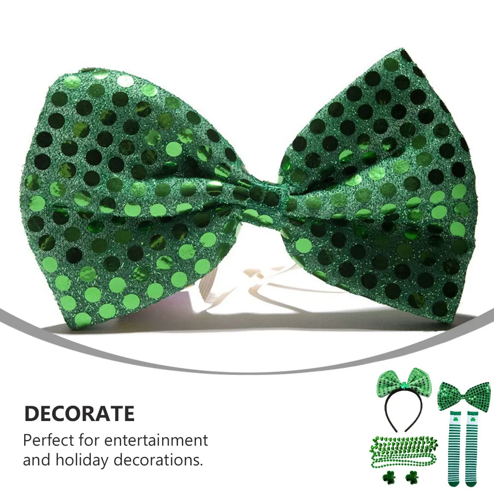 6Pcs Delightful St. Patrick's Day Costume Accessories Fun Headband Socks Necklace Set
6Pcs Delightful St. Patrick's Day Costume Accessories Fun Headband Socks Necklace Set