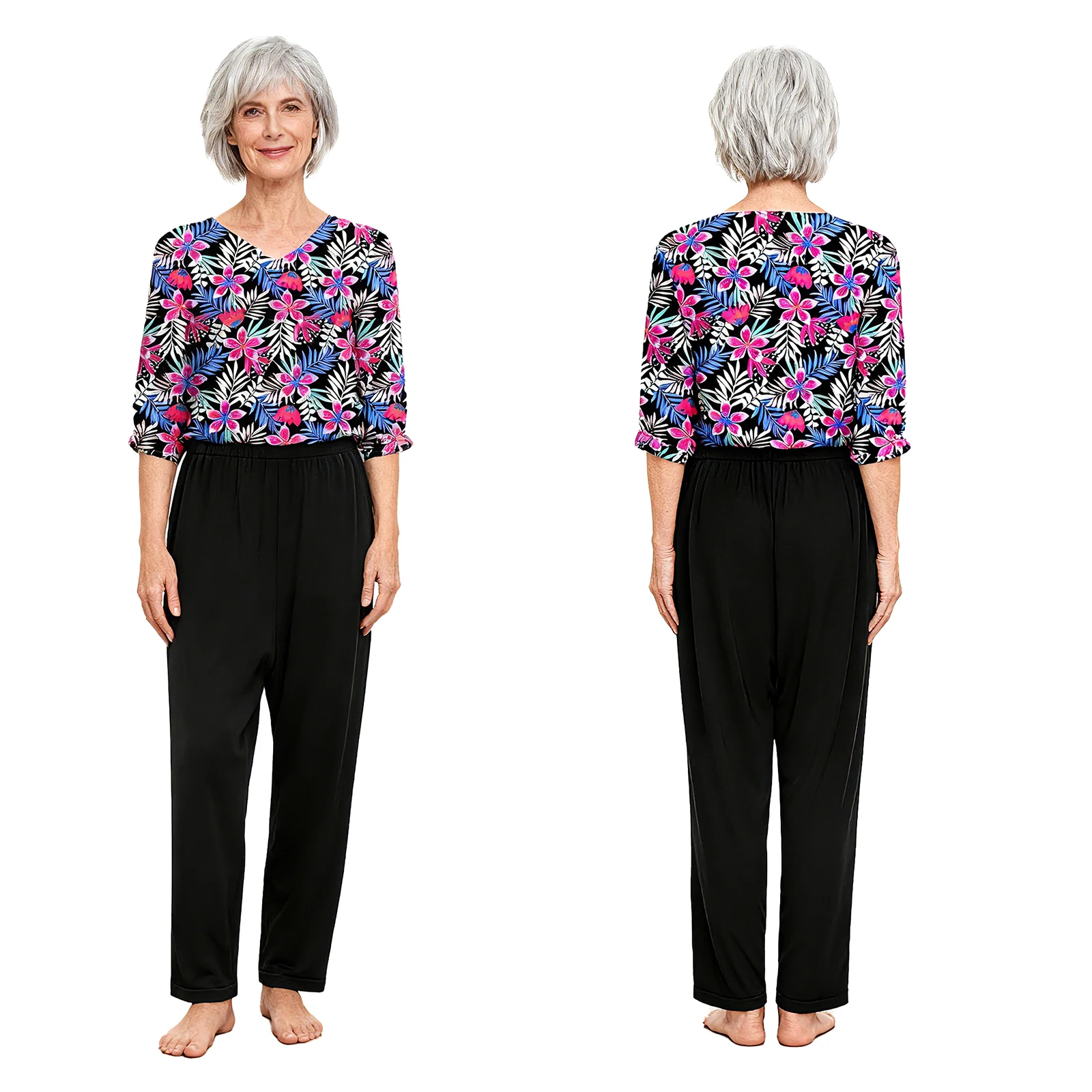 Женский комбинезон с защитой от полосок для пожилых людей, комбинезон для кормления с рукавами 3/4, молния сзади, цельный комбинезон с принтом для особых потребностей
Женский комбинезон с защитой от полосок для пожилых людей, комбинезон для кормления с рукавами 3/4, молния сзади, цельный комбинезон с принтом для особых потребностей