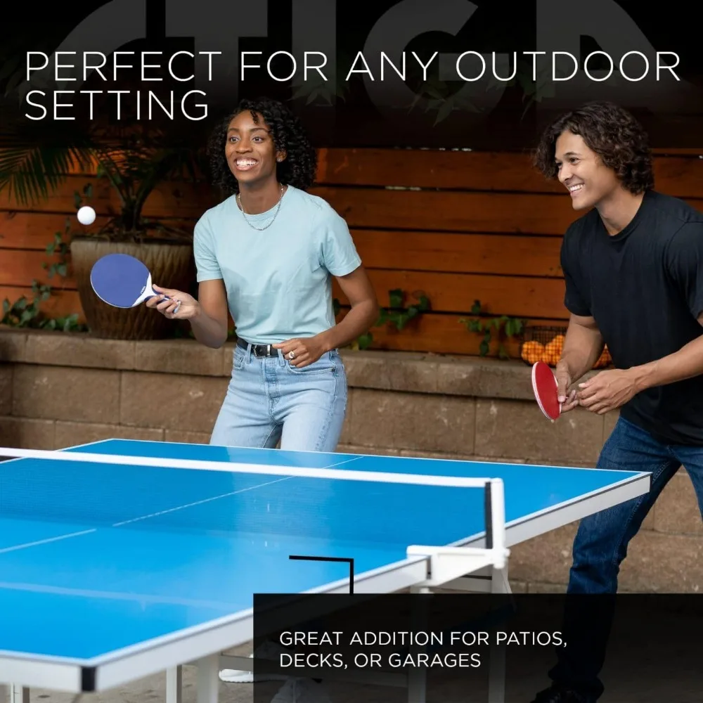 XTR Professional Outdoor Table Tennis Tables – All Weather Aluminum Waterproof Outdoor or Indoor Design with Net
XTR Professional Outdoor Table Tennis Tables – All Weather Aluminum Waterproof Outdoor or Indoor Design with Net