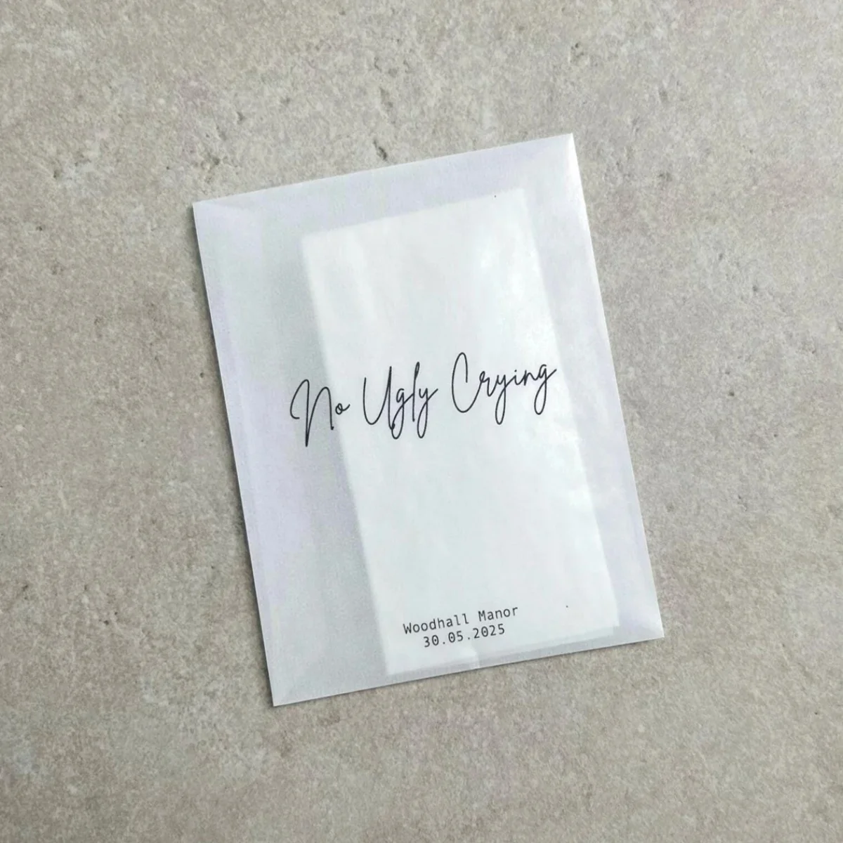 50PCS Any Design Personalised Wedding Tissue Packs | Personalised Wedding Confetti Packs | Happy Tears | Tissue Packets | No Ugl
50PCS Any Design Personalised Wedding Tissue Packs | Personalised Wedding Confetti Packs | Happy Tears | Tissue Packets | No Ugl