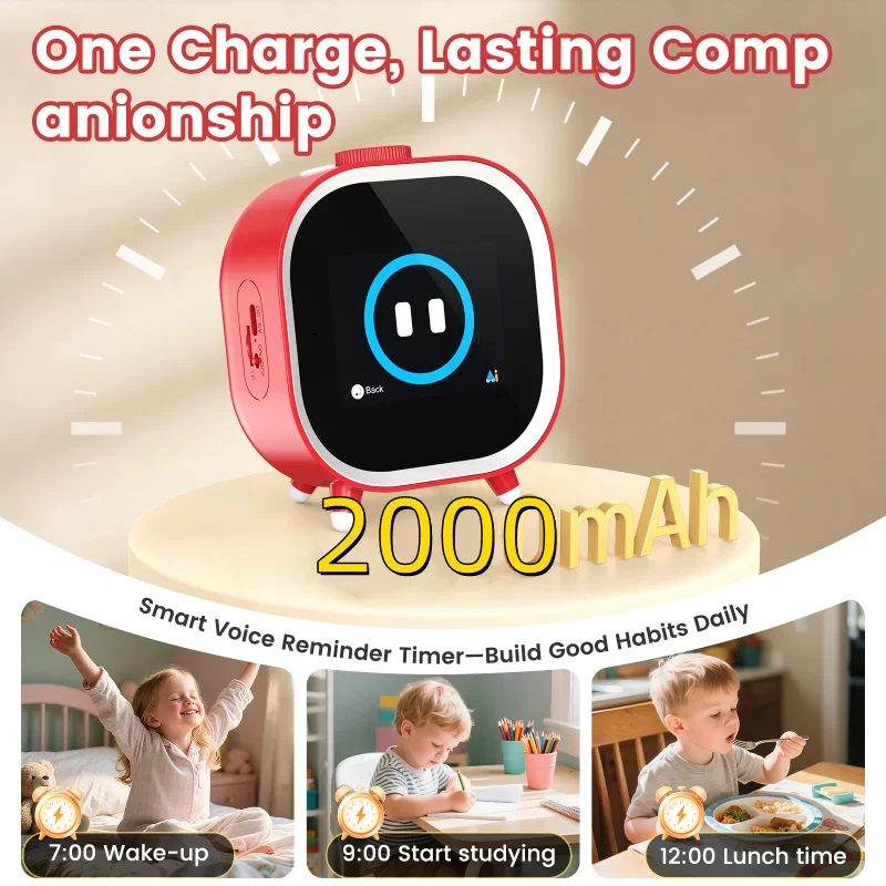 AI Voice Assistant Alarm Clocks for Kids Learning Assistant Smart Weather Screen Display with Daily Timer MP3 Player For TF Card
AI Voice Assistant Alarm Clocks for Kids Learning Assistant Smart Weather Screen Display with Daily Timer MP3 Player For TF Card