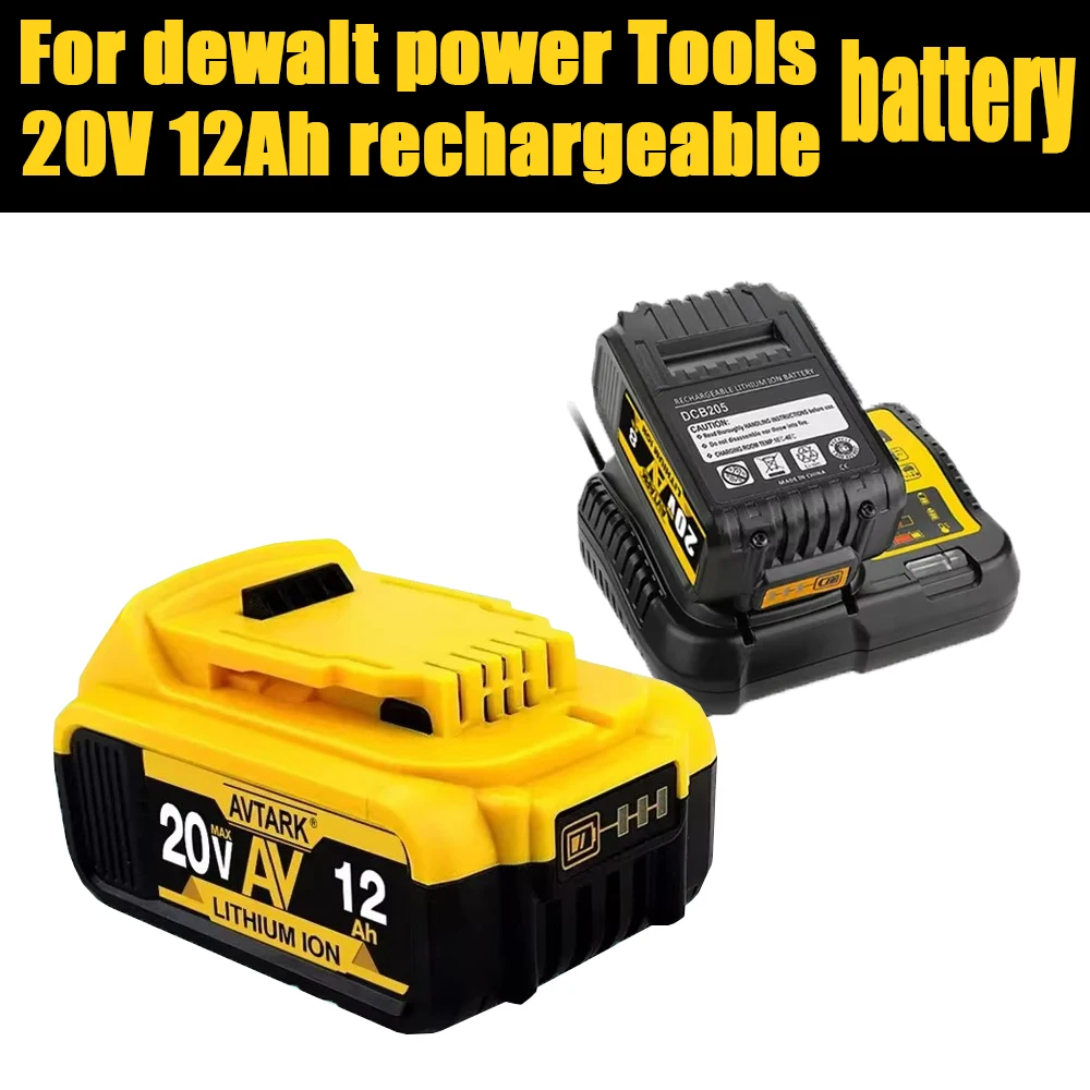DCB200 20V Battery Compatible with dewalt power Tools 20V 12Ah rechargeable electric tool Lithium batteries 20V 6Ah
DCB200 20V Battery Compatible with dewalt power Tools 20V 12Ah rechargeable electric tool Lithium batteries 20V 6Ah