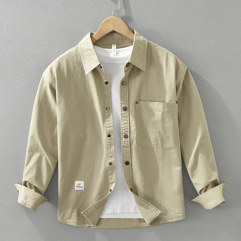 Retro Japanese Sle Long Sve Pure Cotton Men's irt Autumn Faionable All-Match Button-Up Loose Casual irt
Retro Japanese Sle Long Sve Pure Cotton Men's irt Autumn Faionable All-Match Button-Up Loose Casual irt
