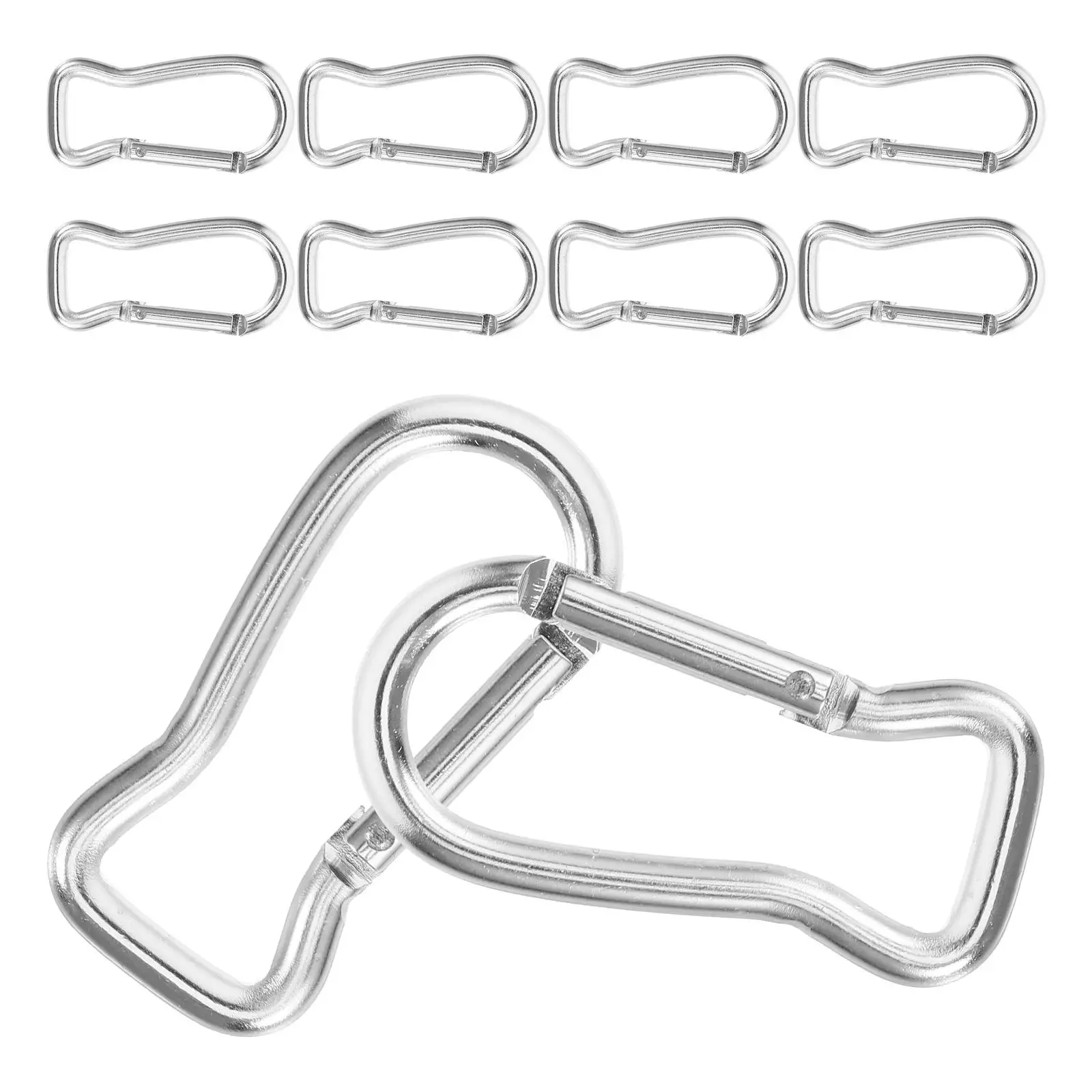 10pcs Climbing Aluminum Alloy Outdoor Carabiner Tools Metal Buckles Hiking Gear Camping Backpack Clips Accessories
10pcs Climbing Aluminum Alloy Outdoor Carabiner Tools Metal Buckles Hiking Gear Camping Backpack Clips Accessories