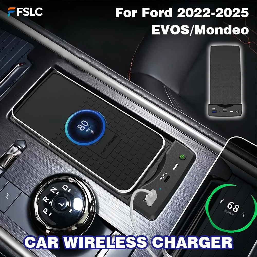 ⭐Genuine⭐ 15W Car Wireless Charger Auto Parts For Ford EVOS/Mondeo 2022-2025 Anti-slip Silicone Qi Fast Cars Accessories
⭐Genuine⭐ 15W Car Wireless Charger Auto Parts For Ford EVOS/Mondeo 2022-2025 Anti-slip Silicone Qi Fast Cars Accessories