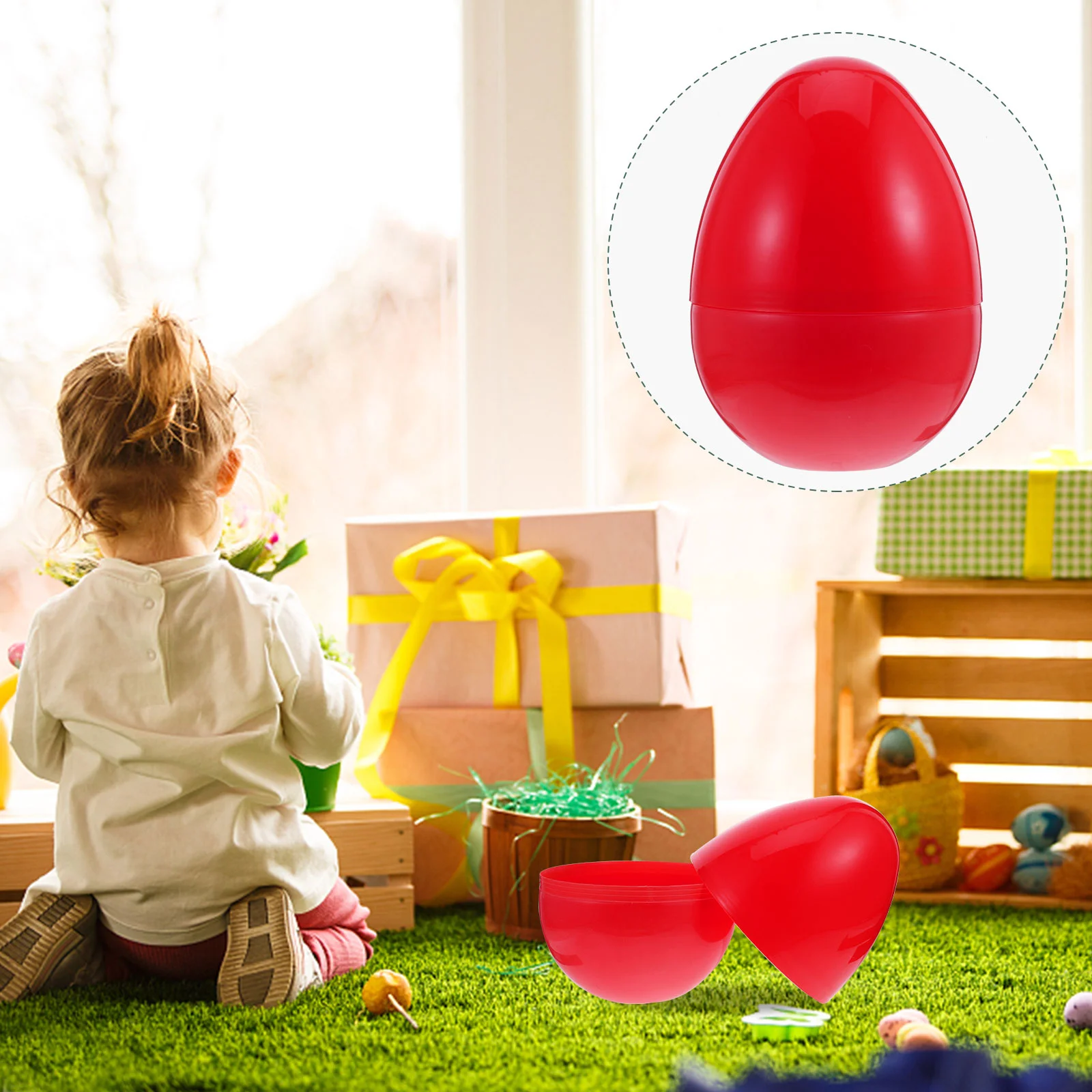 Simulated Egg Decoration Easter Party Ornaments Container Home Shaped Storage Hay
Simulated Egg Decoration Easter Party Ornaments Container Home Shaped Storage Hay