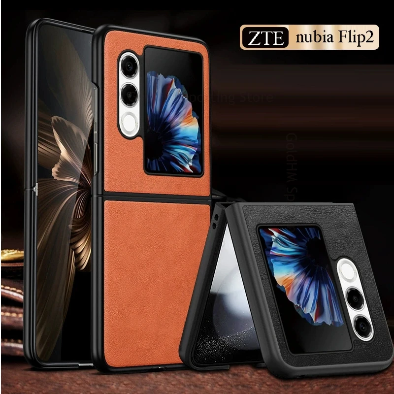 Capa For ZTE nubia Flip2 PU Leather Phone Case For Nubia Flip 2 5G Hard PC Protection Cover For Nubia Flip 2 A404ZT Tough Case
Capa For ZTE nubia Flip2 PU Leather Phone Case For Nubia Flip 2 5G Hard PC Protection Cover For Nubia Flip 2 A404ZT Tough Case