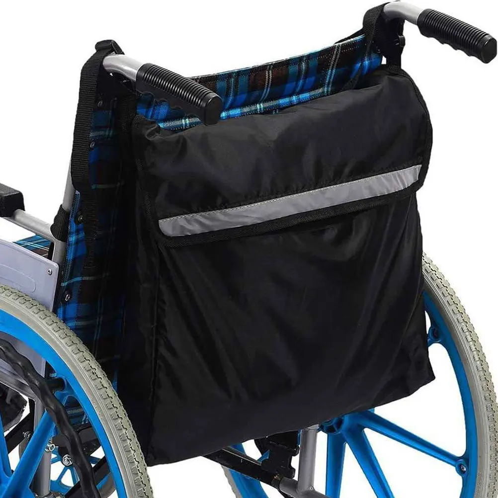 Waterproof Black Wheelchair Rear Storage Bag Large Capacity Oxford Cloth Hook Organizer for Power Mobility
Waterproof Black Wheelchair Rear Storage Bag Large Capacity Oxford Cloth Hook Organizer for Power Mobility