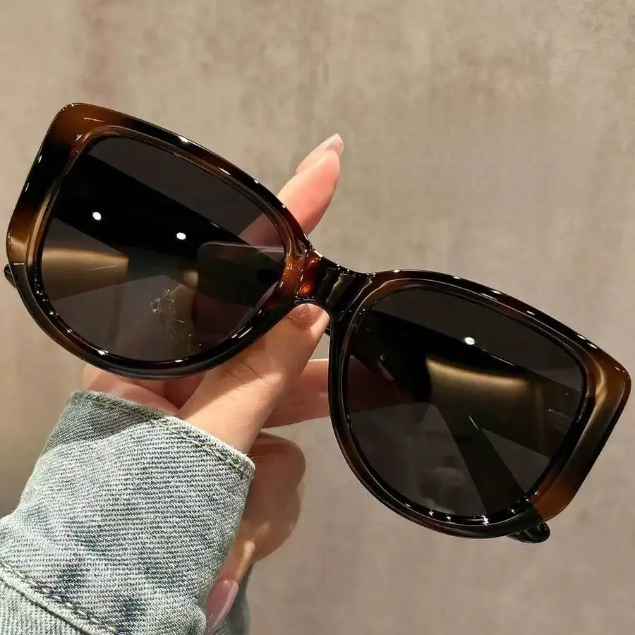 Butterfly Shape Thick Frame Fashion Sunglasses With Black Lenses
Butterfly Shape Thick Frame Fashion Sunglasses With Black Lenses