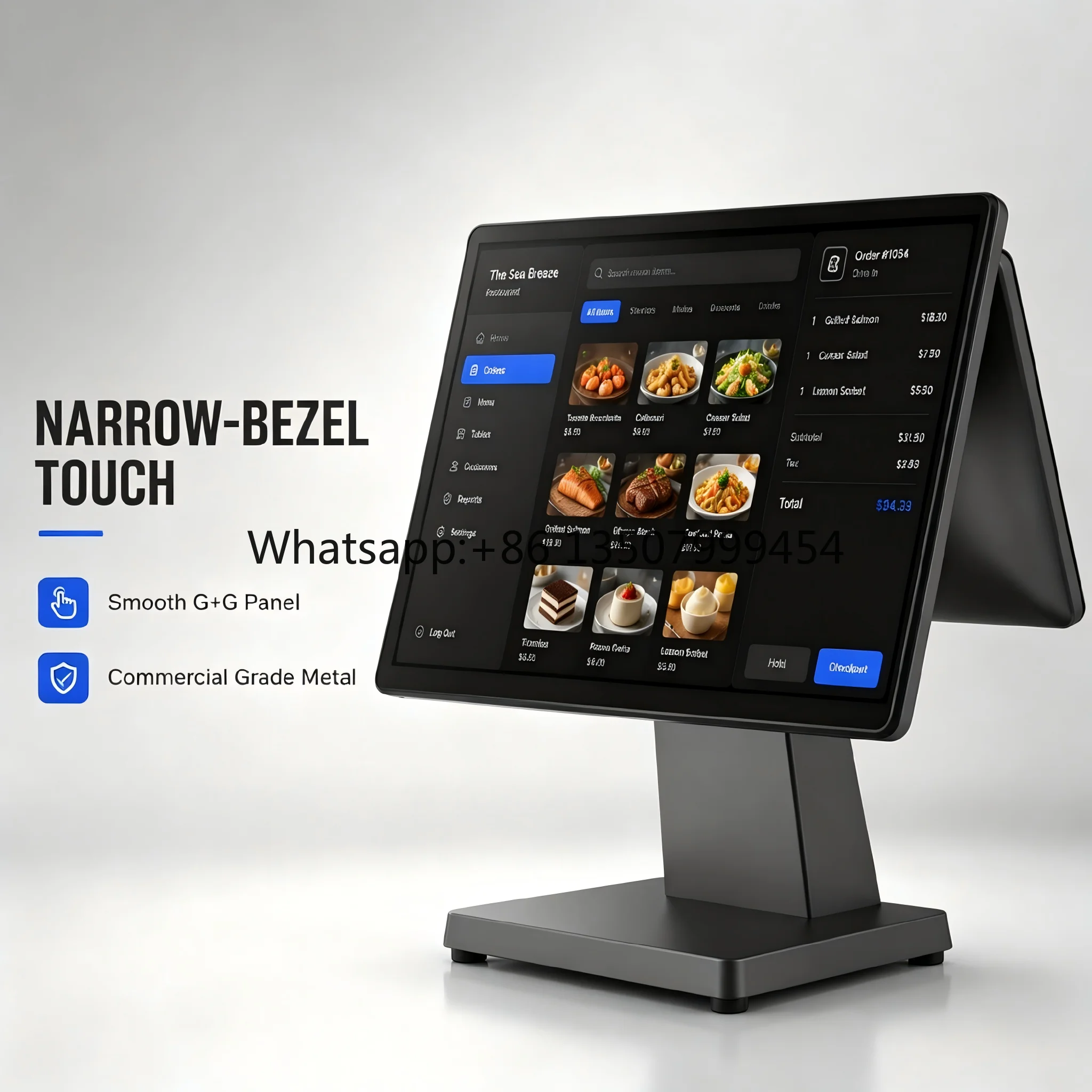 15.6 Inch Dual Screen Tablet Pos Metals Base Windows POS Terminal Point of Sale for Small Clothing Store Restaurant Grocery
15.6 Inch Dual Screen Tablet Pos Metals Base Windows POS Terminal Point of Sale for Small Clothing Store Restaurant Grocery