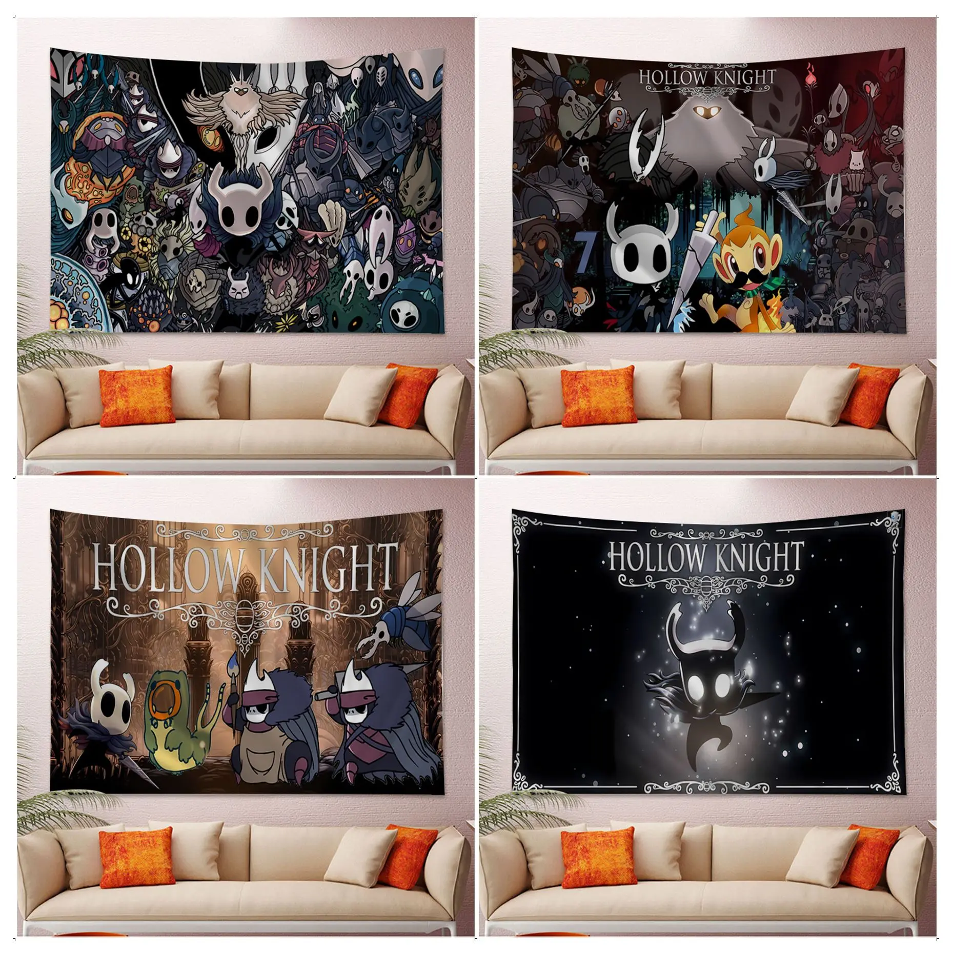 Hollow Knight Game Tapestry Hanging Bohemian Tapestry Bohemian Wall Tapestries Mandala Cheap Hippie Wall Hanging
Hollow Knight Game Tapestry Hanging Bohemian Tapestry Bohemian Wall Tapestries Mandala Cheap Hippie Wall Hanging