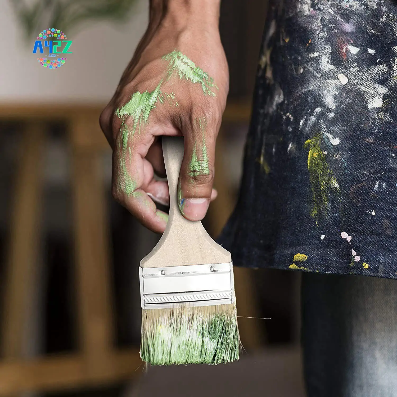 A42Z-24Pcs Paint Brushes 70Mm Chip Paint And Varnish Brush Perfect For Wall And Wood Painting Stains Glues 
A42Z-24Pcs Paint Brushes 70Mm Chip Paint And Varnish Brush Perfect For Wall And Wood Painting Stains Glues