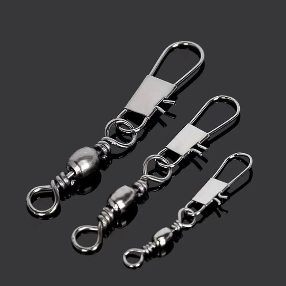 100pcs/Pack Carbon Steel Swivels Fishing Connector Solid Rings Bottle-shaped Swivel Snap Fastlock Clips Barrel Rolling
100pcs/Pack Carbon Steel Swivels Fishing Connector Solid Rings Bottle-shaped Swivel Snap Fastlock Clips Barrel Rolling