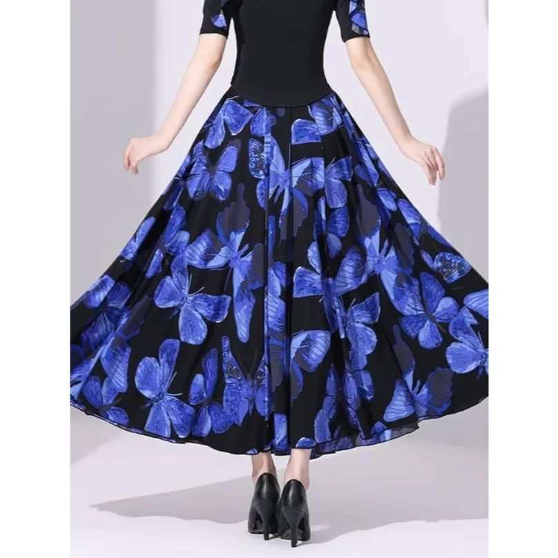 Women Printed High Waist Flare Modern Dance Skirt Swirl Movement Contemporary Stage Performance Artistic Skirt Costume Wear
Women Printed High Waist Flare Modern Dance Skirt Swirl Movement Contemporary Stage Performance Artistic Skirt Costume Wear