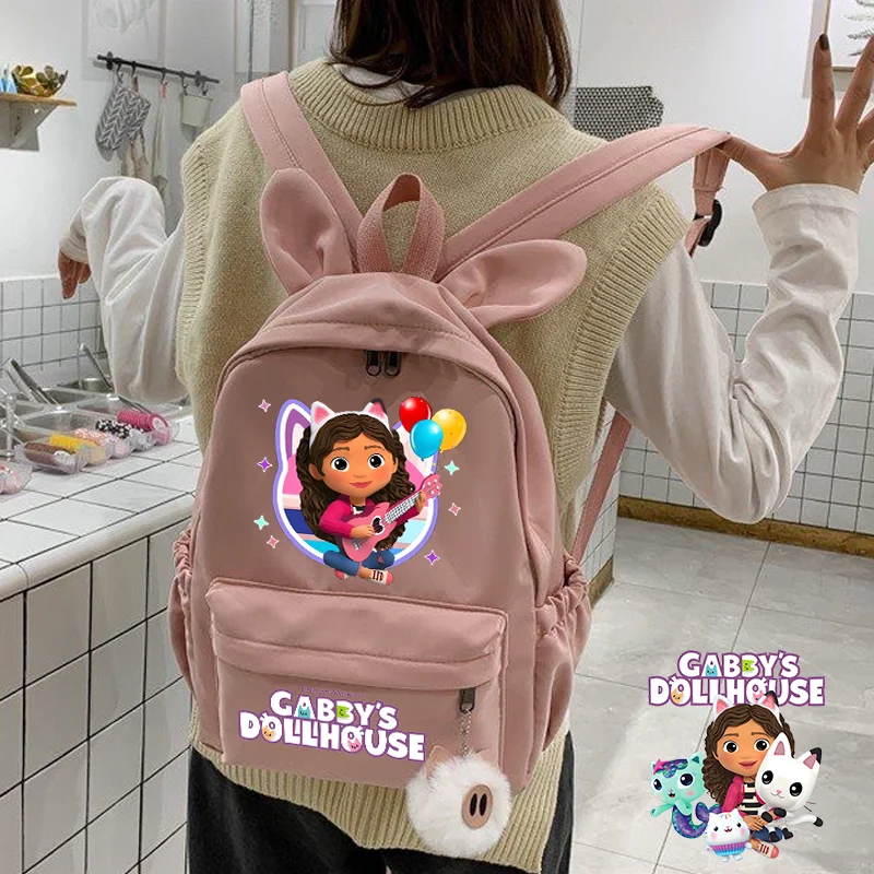 Gabby Dollhouse School Backpack Printed Cartoons School Bags Kids Kawaii Backpack for Children Rucksack Girls Birthday Gifts Toy
Gabby Dollhouse School Backpack Printed Cartoons School Bags Kids Kawaii Backpack for Children Rucksack Girls Birthday Gifts Toy