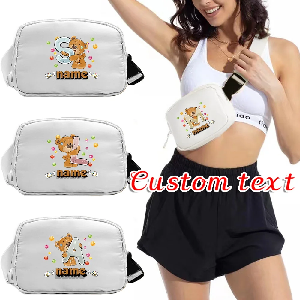 Customized Name Women's White Waist Bag with Adjustable Outdoor Sports Crossbody Bag Casual Travel Bag Cartoon Series
Customized Name Women's White Waist Bag with Adjustable Outdoor Sports Crossbody Bag Casual Travel Bag Cartoon Series