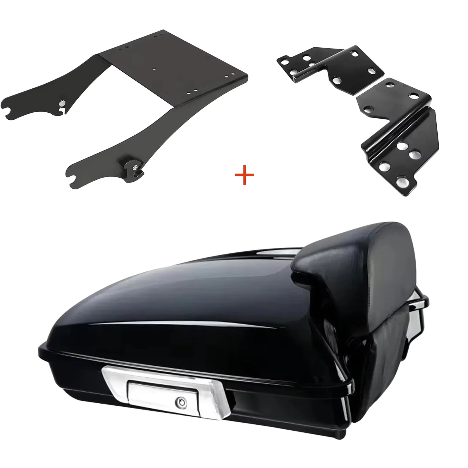 Для мотоциклов Harley Road King, Road Glide, Street Glide, Ultra, Electra, CVO 1997-2008: задний кофр-багажник, верхний кейс, чемодан
Для мотоциклов Harley Road King, Road Glide, Street Glide, Ultra, Electra, CVO 1997-2008: задний кофр-багажник, верхний кейс, чемодан