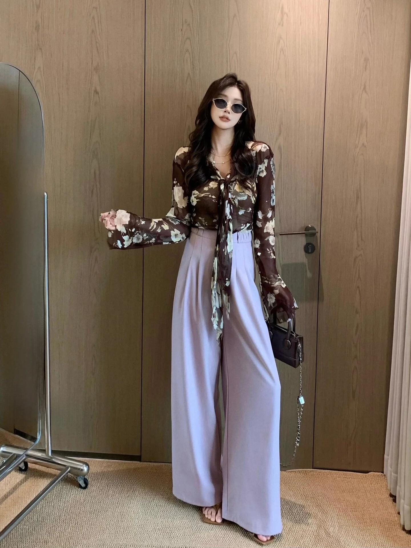 Новые повседневные брюки Dadada Simple Casual для женщин: модные, универсальные, прямого кроя, фиолетовые, с высокой талией, из смесового полиэстера
Новые повседневные брюки Dadada Simple Casual для женщин: модные, универсальные, прямого кроя, фиолетовые, с высокой талией, из смесового полиэстера