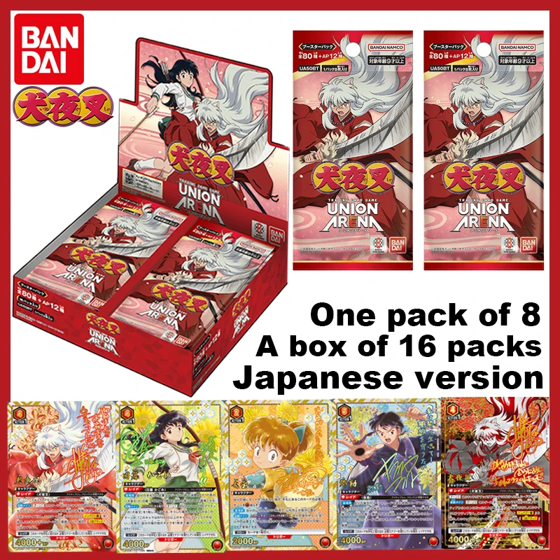 2026 New Original Bandai UNION ARENA Card TCG Trading Game The Realm of Fighting Japanese Inuyasha Booster Pack UA Card Gift Toy
2026 New Original Bandai UNION ARENA Card TCG Trading Game The Realm of Fighting Japanese Inuyasha Booster Pack UA Card Gift Toy