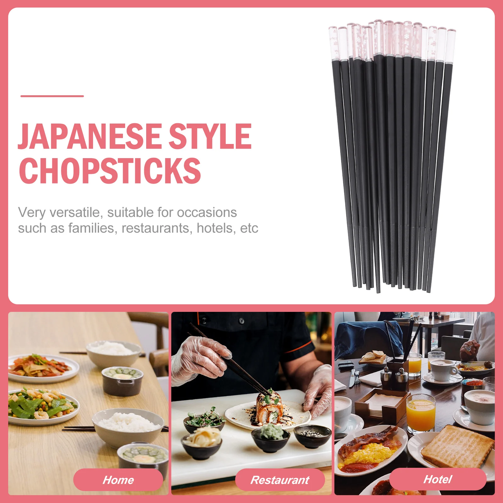 10pcs Snowflake Pattern Chopsticks Japanese Style Reusable Non-Slip High Temp Resistant For Home Restaurant Use
10pcs Snowflake Pattern Chopsticks Japanese Style Reusable Non-Slip High Temp Resistant For Home Restaurant Use