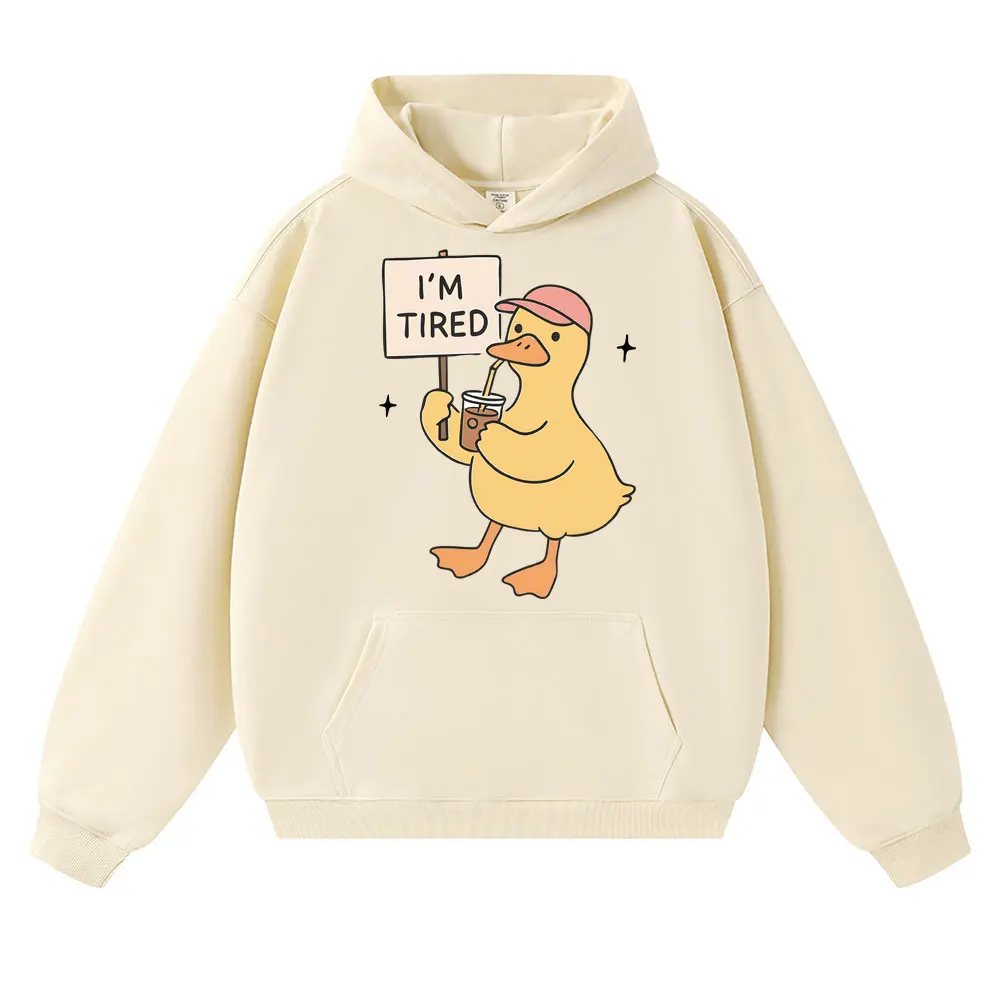 Забавная толстовка с принтом «Утки-мемы: «Я устал»», милый и стильный, унисекс, с длинным рукавом, оверсайз, для осени и зимы, уличная одежда
Забавная толстовка с принтом «Утки-мемы: «Я устал»», милый и стильный, унисекс, с длинным рукавом, оверсайз, для осени и зимы, уличная одежда