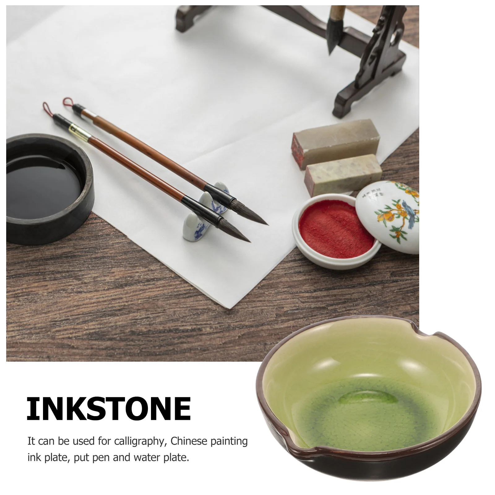 Ceramic Ice Crack Glaze Calligraphy Ink Dish Large Capacity Paint Brush Washing Dish Desktop Ink Container Calligraphy
Ceramic Ice Crack Glaze Calligraphy Ink Dish Large Capacity Paint Brush Washing Dish Desktop Ink Container Calligraphy