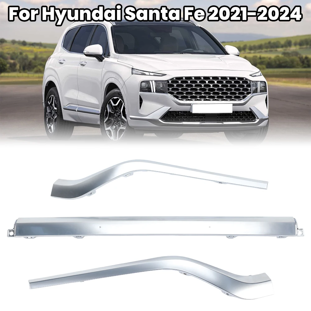 Front Middle And Side Grille Molding Hood Trim For Hyundai Santa Fe 2021 2022 2023 ABS Silver Body Kit Spoiler Car Accessories
Front Middle And Side Grille Molding Hood Trim For Hyundai Santa Fe 2021 2022 2023 ABS Silver Body Kit Spoiler Car Accessories