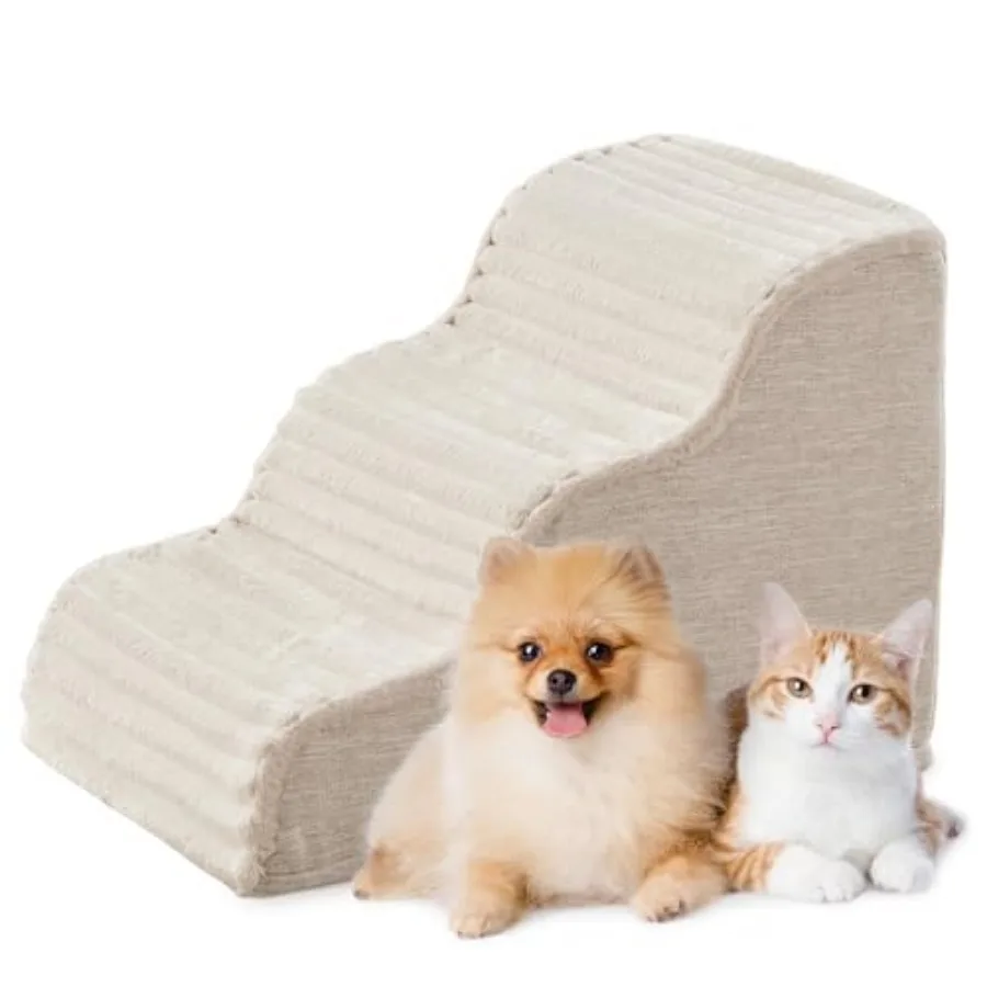 Dog Stairs for Small Dogs and Cats 1.7" H, High Density Foam Dog Steps Ramp for Couch Sofa and Chair, Pet Stairs with Non-Slip
Dog Stairs for Small Dogs and Cats 1.7" H, High Density Foam Dog Steps Ramp for Couch Sofa and Chair, Pet Stairs with Non-Slip