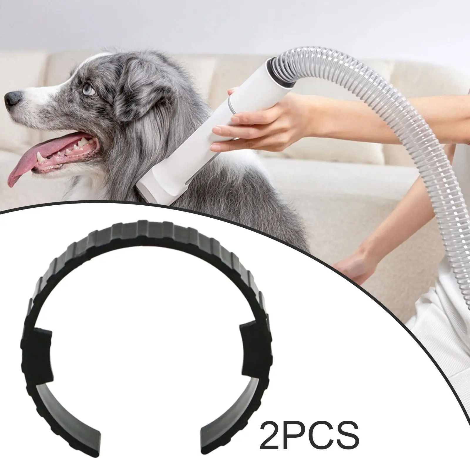 Pet Hair Dryer Hose Clamp Wear Resistant Spare Ring Fastener Connector for Dog Grooming Spring Tube
Pet Hair Dryer Hose Clamp Wear Resistant Spare Ring Fastener Connector for Dog Grooming Spring Tube