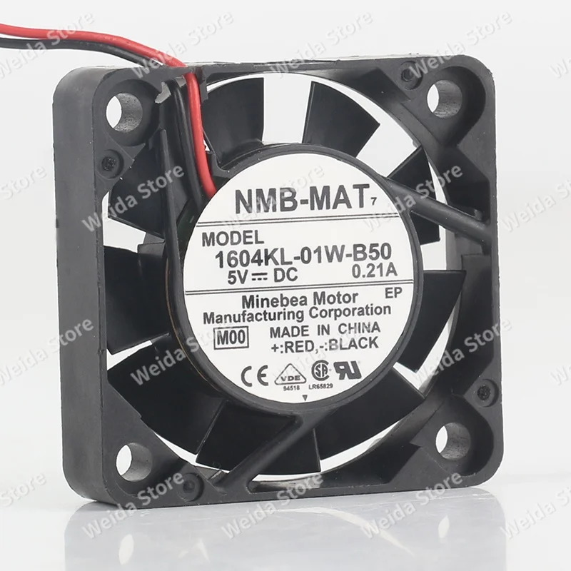 cooling fan New NMB DC 5V 0.21A 4010 40X40X10MM 4CM high air volume double ball bearing 1604KL-01W-B50
cooling fan New NMB DC 5V 0.21A 4010 40X40X10MM 4CM high air volume double ball bearing 1604KL-01W-B50