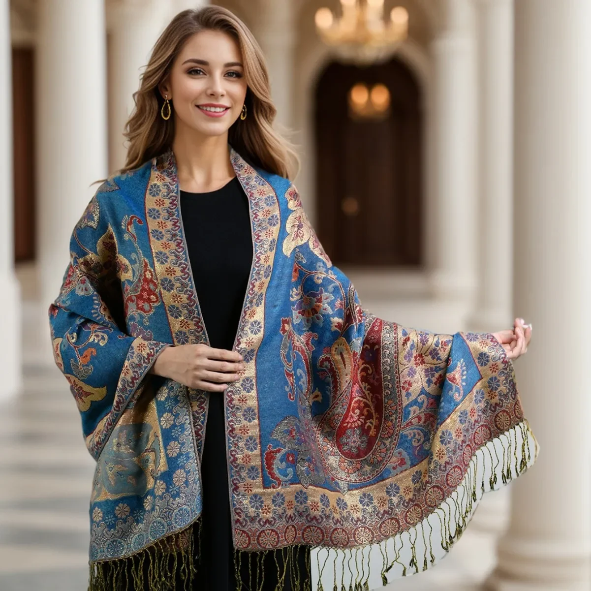 New Thick Printed Pashmina Shawl Scarf Women Cashew Scarves Fringed Tassel Blanket Wraps Shawls Bufanda Foulard Poncho Headband
New Thick Printed Pashmina Shawl Scarf Women Cashew Scarves Fringed Tassel Blanket Wraps Shawls Bufanda Foulard Poncho Headband