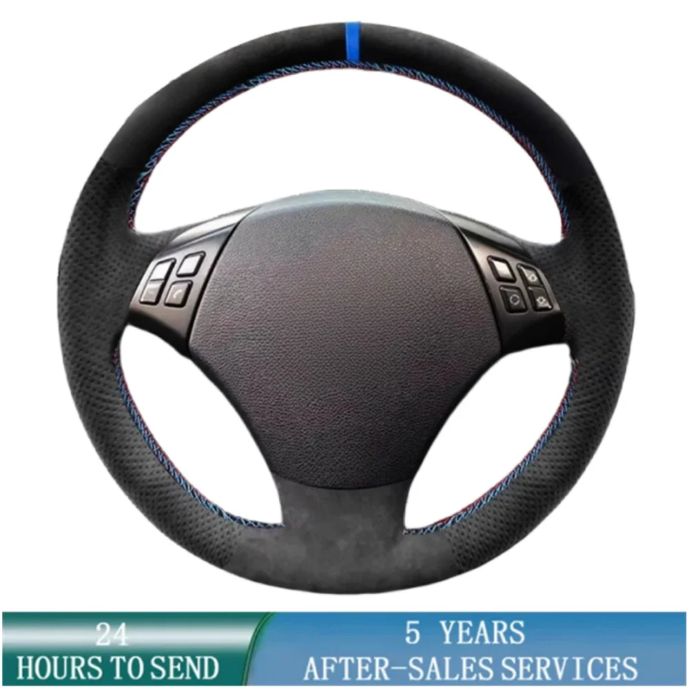 Hand-stitched Car Inner Steering Wheel Cover Trim For BMW 3 Series E90 E91 2005-2011 X1 E84 2010-2013 Suede Leather W/ blue Bar
Hand-stitched Car Inner Steering Wheel Cover Trim For BMW 3 Series E90 E91 2005-2011 X1 E84 2010-2013 Suede Leather W/ blue Bar