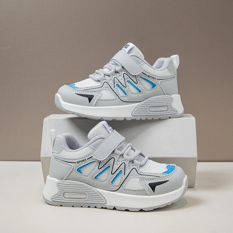 Осенние детские кроссовки для мальчиков, модная сетчатая мягкая уличная нескользящая детская повседневная обувь, роскошная спортивная обувь для бега, баскетбола для девочек 
Осенние детские кроссовки для мальчиков, модная сетчатая мягкая уличная нескользящая детская повседневная обувь, роскошная спортивная обувь для бега, баскетбола для девочек