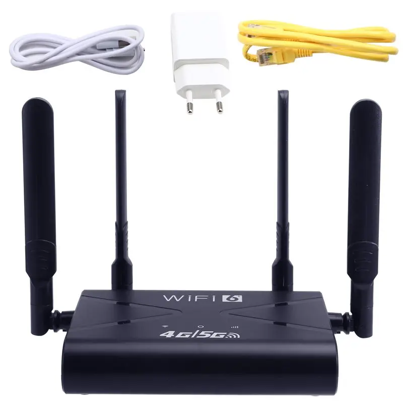 A23F-Wifi6 LTE Wireless Router 300Mbps High-Speed 4G 5G CPE LTE Router With SIM Card Slot 4 Antennae For Phone Laptop EU PLUG
A23F-Wifi6 LTE Wireless Router 300Mbps High-Speed 4G 5G CPE LTE Router With SIM Card Slot 4 Antennae For Phone Laptop EU PLUG