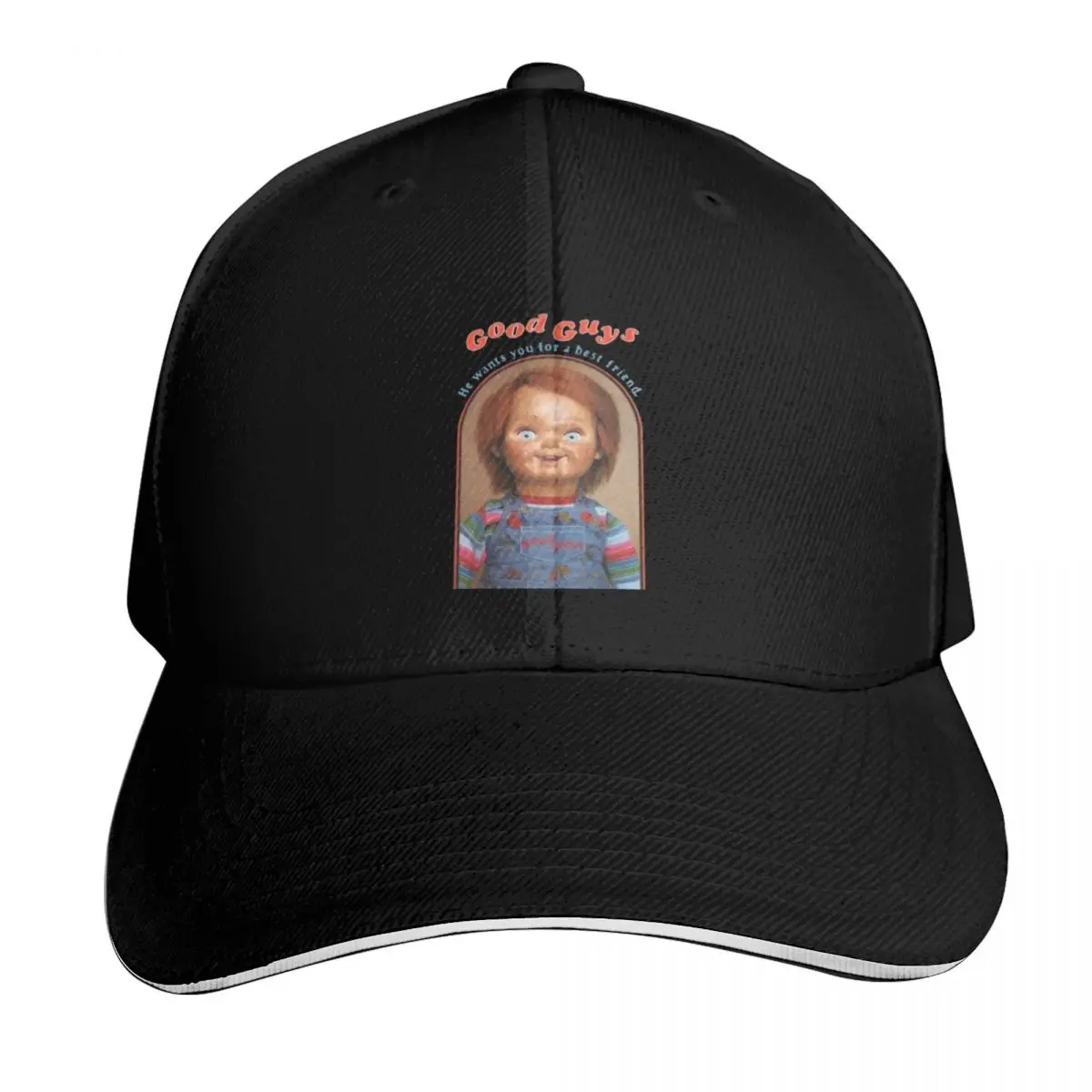 Chucky Good Guys Baseball Cap men's big size hat Fashion Beach Mountaineering Streetwear Men Luxury Brand Women's
Chucky Good Guys Baseball Cap men's big size hat Fashion Beach Mountaineering Streetwear Men Luxury Brand Women's